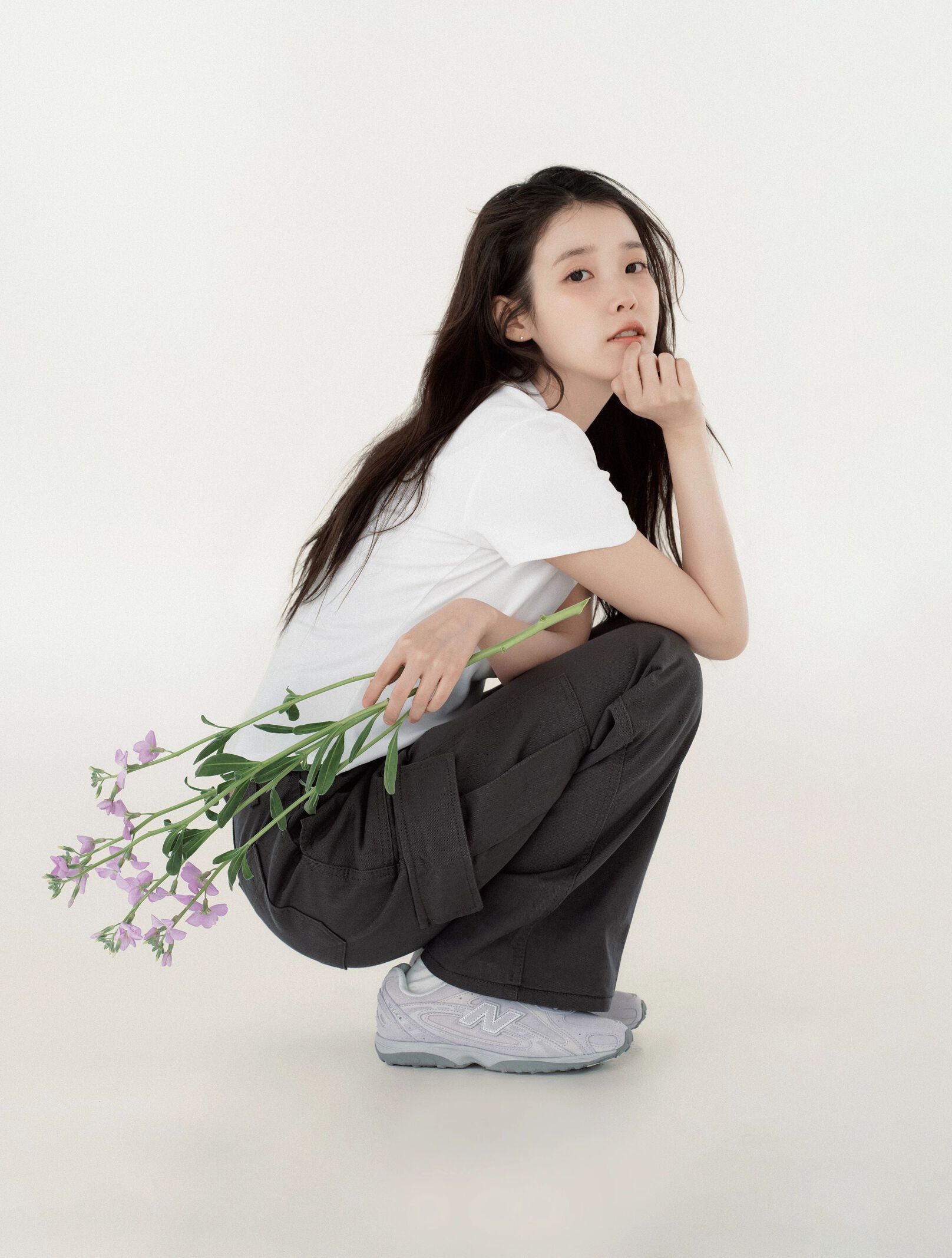 Sitting on chair