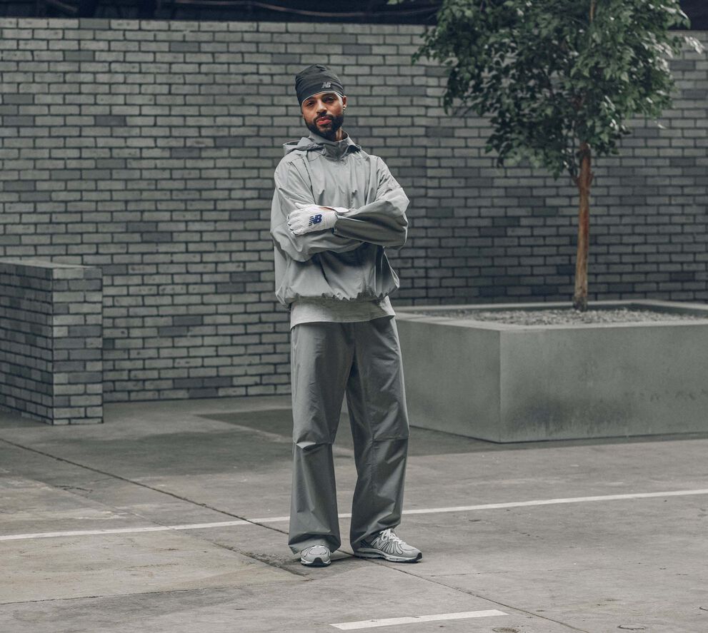 Justin Henry wearing ABZORB 1890 for Grey Days