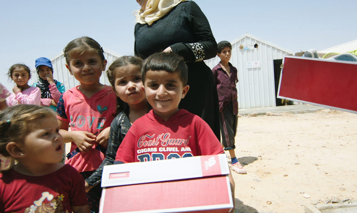 New Balance donates over 7,000 pairs of shoes from our New Balance UK facility